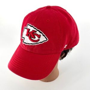 Kansas City Chiefs Red Curved Bill Ball Cap Forty Seven Brand NFL